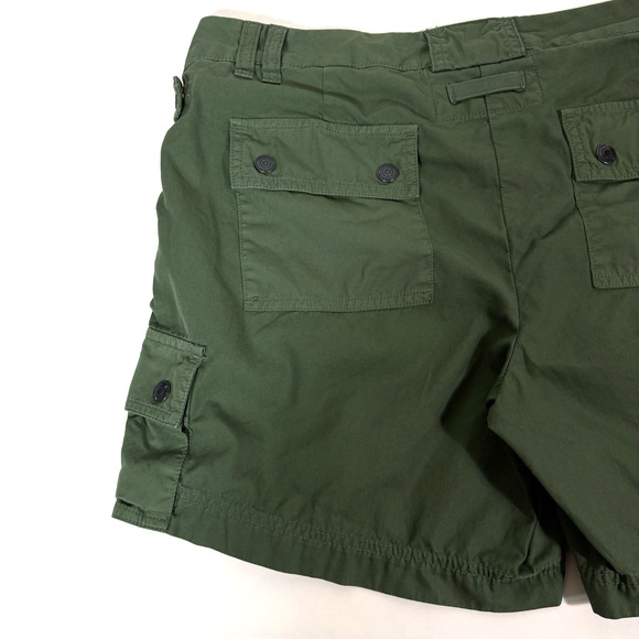 J Crew Weathered Olive Green City Fit Broken In Chino Classic Twill Shorts Sz 10 - Picture 7 of 11
